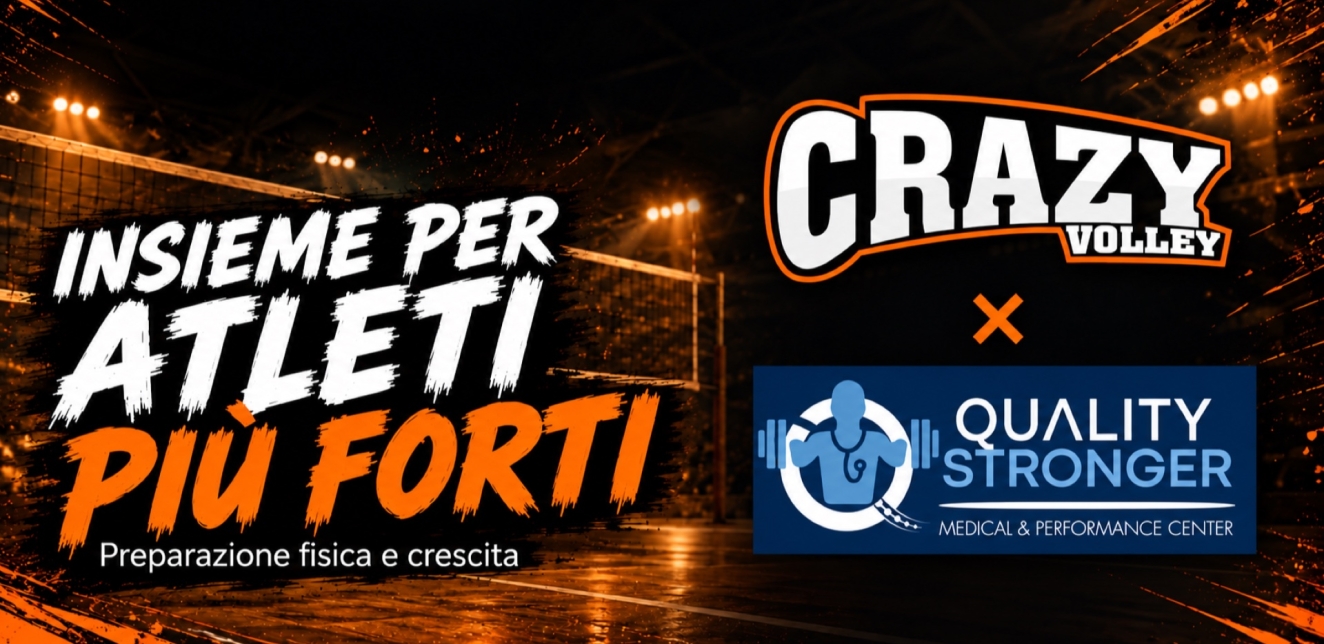 Crazy Volley e Quality Stronger: insieme per atleti più forti
